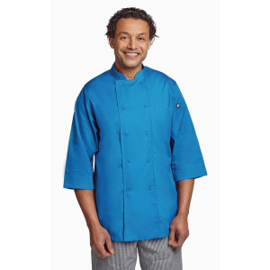 Kokandusvest segavärviline sinine - suurus XL - Chef Works - Fourniresto