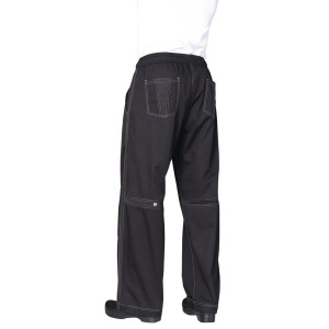 Kokakasutus Püksid Must Baggy - Suurus S - Chef Works - Fourniresto
