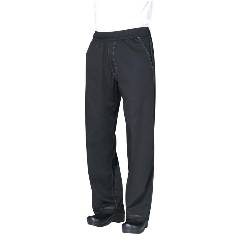 Kokakombinesoon Baggy Must - Suurus XL - Chef Works - Fourniresto Kokakombinesoon Baggy Must - Suurus XL - Chef Works - Fourniresto