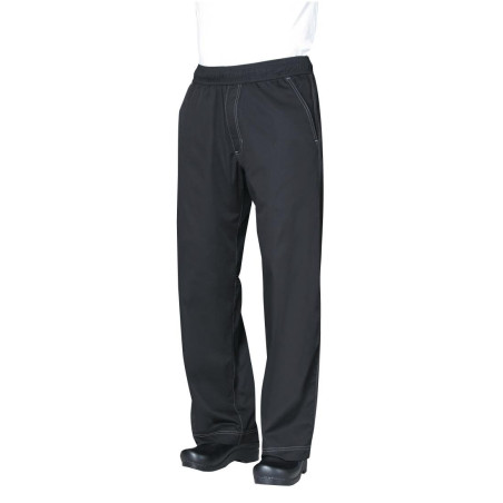 Kokakombinesoon Baggy Must - Suurus XL - Chef Works - Fourniresto
