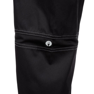 Kokakombinesoon Baggy Must - Suurus XL - Chef Works - Fourniresto