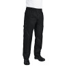 Kokanduspüksid Mixte Fit Cargo Must - Suurus L - Chef Works - Fourniresto