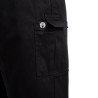Kokanduspüksid Mixte Fit Cargo Must - Suurus M - Chef Works - Fourniresto