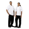 Valge lühikeste varrukatega Bostoni peakokariietus - suurus L - Whites Chefs Clothing - Fourniresto