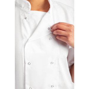 Valge lühikeste varrukatega Bostoni peakokariietus - suurus S - Whites Chefs Clothing - Fourniresto