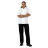 Valge lühikeste varrukatega Bostoni peakokariietus - suurus S - Whites Chefs Clothing - Fourniresto