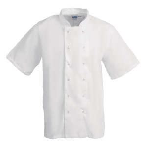 Valge lühikeste varrukatega Bostoni peakokariietus - suurus XXL - Whites Chefs Clothing - Fourniresto