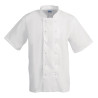 Valge lühikeste varrukatega Bostoni peakokariietus - suurus XXL - Whites Chefs Clothing - Fourniresto