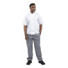 Köögipüksid Vegas väikeste siniste ja valgete ruutudega - suurus M - Whites Chefs Clothing - Fourniresto