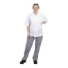 Köögipüksid Vegas väikeste siniste ja valgete ruutudega - suurus XS - Whites Chefs Clothing - Fourniresto