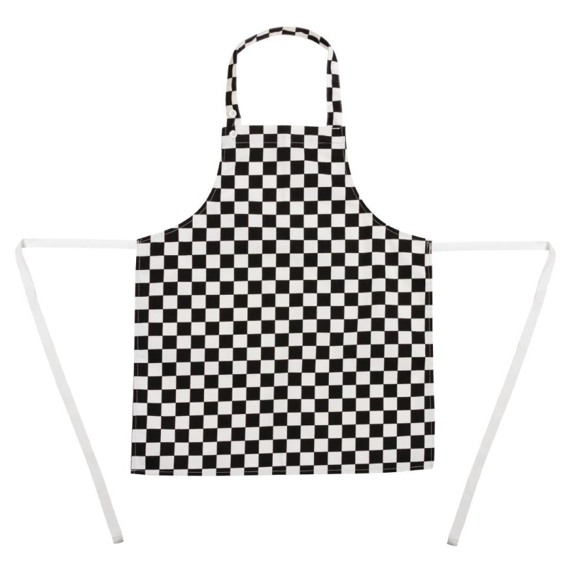 Must-valge ruuduline põllekleit lapsele - Whites Chefs Clothing - Fourniresto Must-valge ruuduline põllekleit lapsele - Whites Chefs Clothing - Fourniresto