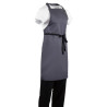 Espressoapron Hall Anthracite Polüesterpuuvill 711 x 965 mm - Whites Chefs Clothing - Fourniresto