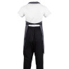 Espressoapron Hall Anthracite Polüesterpuuvill 711 x 965 mm - Whites Chefs Clothing - Fourniresto
