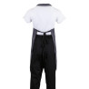 Espressoapron Hall Anthracite Polüesterpuuvill 711 x 965 mm - Whites Chefs Clothing - Fourniresto