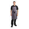 Espressoapron Hall Anthracite Polüesterpuuvill 711 x 965 mm - Whites Chefs Clothing - Fourniresto