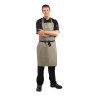 Põlle esiliistakuga oliivipuuvillast 711 x 965 mm - Whites Chefs Clothing - Fourniresto
