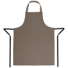 Pruun polüester-puuvillane esiliist Bavette 711 x 965 mm - Whites Chefs Clothing - Fourniresto