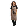 Pruun polüester-puuvillane esiliist Bavette 711 x 965 mm - Whites Chefs Clothing - Fourniresto