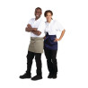 Serveerija lühike oliiviroheline polüester-puuvillasegu esiliist 373 x 750 mm - Whites Chefs Clothing - Fourniresto
