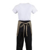 Serveerija lühike helepruun polüester-puuvillast esiliist 373 x 750 mm - Whites Chefs Clothing - Fourniresto