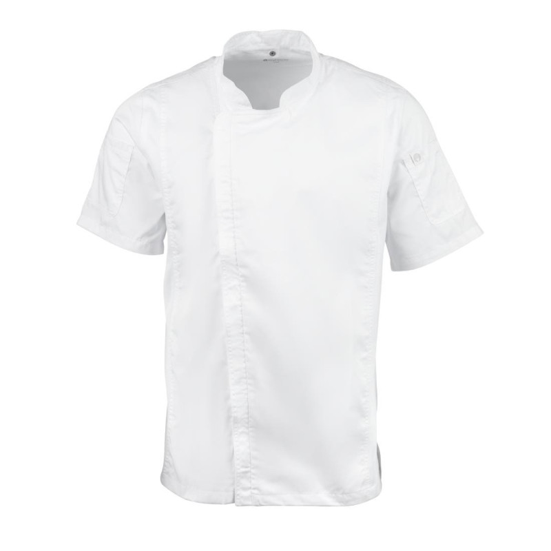 White Urban Springfield Unisex Kitchen Jacket - Size XL - Chef Works - Fourniresto White Urban Springfield Unisex Kitchen Jacket - Size XL - Chef Works - Fourniresto