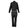 Must Memphis puuvillast limonaadikrae 585 x 305 mm - Chef Works - Fourniresto