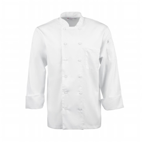 Kokandusvest valge pikkade varrukatega Calgary - suurus L - Chef Works - Fourniresto