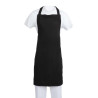 Must põlle mustast polükatoni kangast suurusega 900 x 1040 mm - Whites Chefs Clothing - Fourniresto