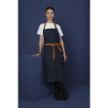 Serveerija teksariietest sinine esiliist puuvillase vööga 1000 x 700 mm - Whites Chefs Clothing - Fourniresto