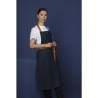 Serveerija teksariietest sinine esiliist puuvillase vööga 1000 x 700 mm - Whites Chefs Clothing - Fourniresto