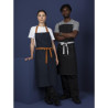 Serveerija teksariietest sinine esiliist puuvillase vööga 1000 x 700 mm - Whites Chefs Clothing - Fourniresto