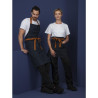 Serveerija teksariietest sinine esiliist puuvillase vööga 1000 x 700 mm - Whites Chefs Clothing - Fourniresto