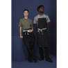 Serveerija lühike must teksariie Southside 400 x 760 mm - Whites Chefs Clothing - Fourniresto