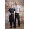 Serveerija lühike must teksariie Southside 400 x 760 mm - Whites Chefs Clothing - Fourniresto