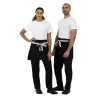 Serveerija lühike must teksariie Southside 400 x 760 mm - Whites Chefs Clothing - Fourniresto