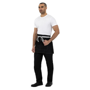 Serveerija lühike must teksariie Southside 400 x 760 mm - Whites Chefs Clothing - Fourniresto