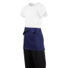 Serveerija lühike polüester-puuvillast põll mereväesinine 373 x 750 mm - Whites Chefs Clothing - Fourniresto