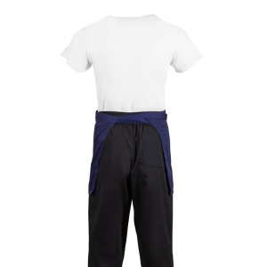 Serveerija lühike polüester-puuvillast põll mereväesinine 373 x 750 mm - Whites Chefs Clothing - Fourniresto