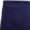 Serveerija lühike polüester-puuvillast põll mereväesinine 373 x 750 mm - Whites Chefs Clothing - Fourniresto