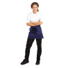 Serveerija lühike polüester-puuvillast põll mereväesinine 373 x 750 mm - Whites Chefs Clothing - Fourniresto