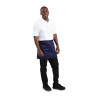 Serveerija lühike polüester-puuvillast põll mereväesinine 373 x 750 mm - Whites Chefs Clothing - Fourniresto