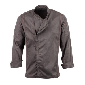 Kokandusjaki unisex lukuga hall grafiit Hartford - suurus XS - Chef Works - Fourniresto