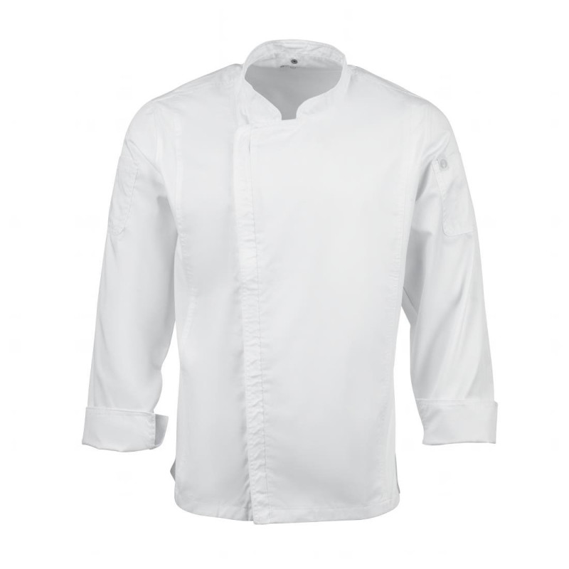 Kokandusvest segasuuruses valge lukuga Hartford - suurus XL - Chef Works - Fourniresto Kokandusvest segasuuruses valge lukuga Hartford - suurus XL - Chef Works - Fourniresto