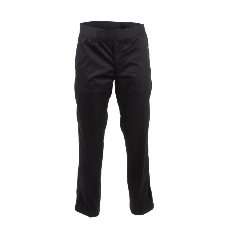 Black Slim Fit Pants for Men - Size L - Chef Works - Fourniresto Black Slim Fit Pants for Men - Size L - Chef Works - Fourniresto
