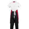 Punane polüester-puuvillane põllekleit - Whites Chefs Clothing - Fourniresto