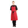 Punane polüester-puuvillane põllekleit - Whites Chefs Clothing - Fourniresto