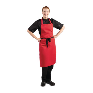 Punane polüester-puuvillane põllekleit - Whites Chefs Clothing - Fourniresto