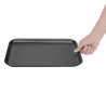 Alumiiniumist anodeeritud küpsetusplaat 320 x 215 mm - Vogue - Fourniresto