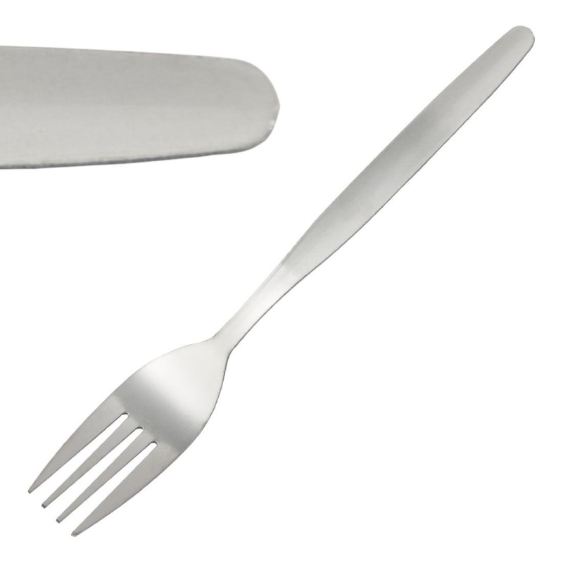 Table Kelso Stainless Steel Table Fork - Set of 12 - Olympia - Fourniresto Table Kelso Stainless Steel Table Fork - Set of 12 - Olympia - Fourniresto