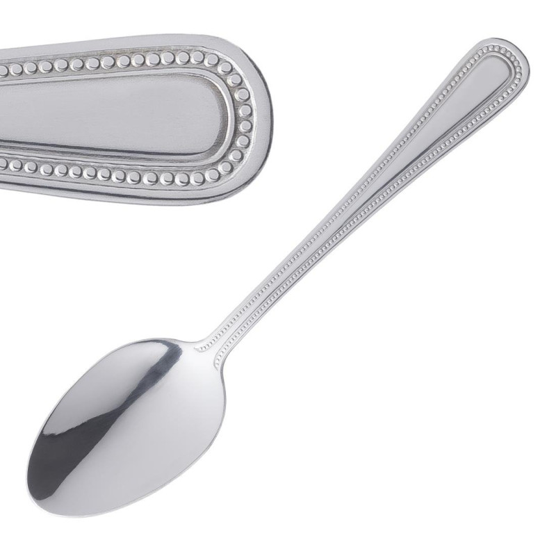 Dessert Spoon Bead - Set of 12 - Olympia - Fourniresto Dessert Spoon Bead - Set of 12 - Olympia - Fourniresto